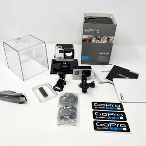 GoPro HERO3+ Silver Edition Action Camera Bundle with Waterproof Housing Box